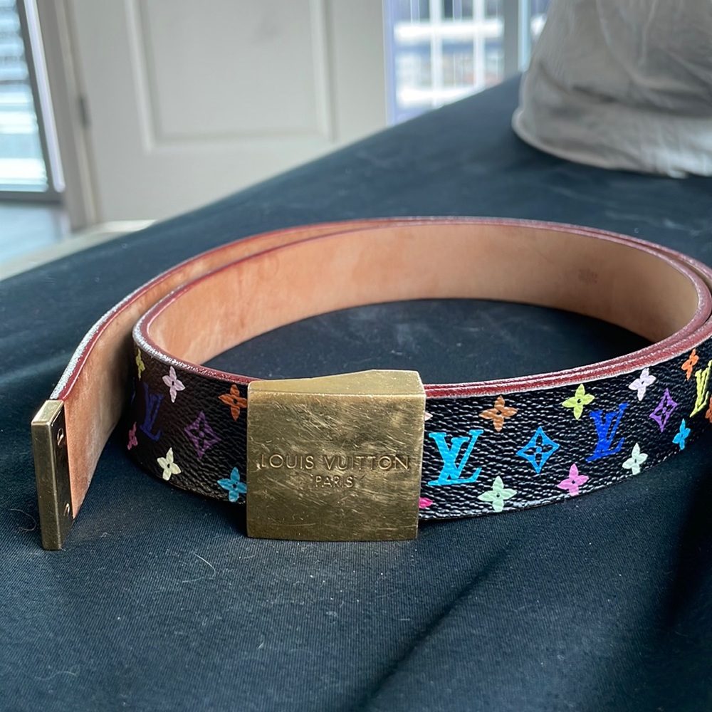 Multicolored Louis Vuitton belt